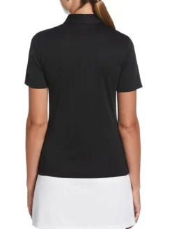 Ben Hogan Shirts|Women's Solid Ventilation Polo - Caviar