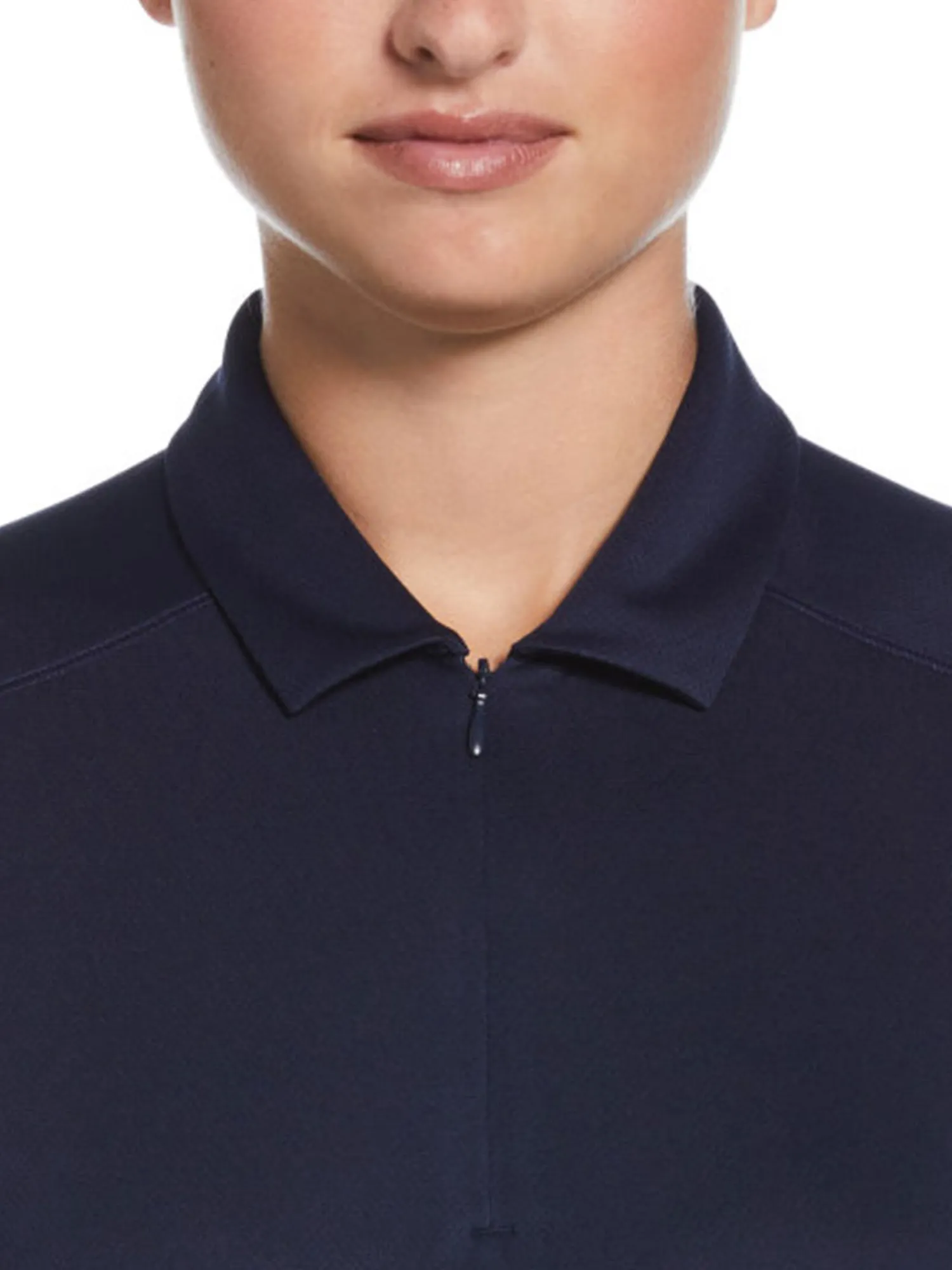 Ben Hogan Shirts|Women's Solid Ventilation Polo - Peacoat