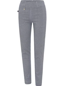 Birdee Sport Pants|Women's Nouvelle Long Pant - White/Navy