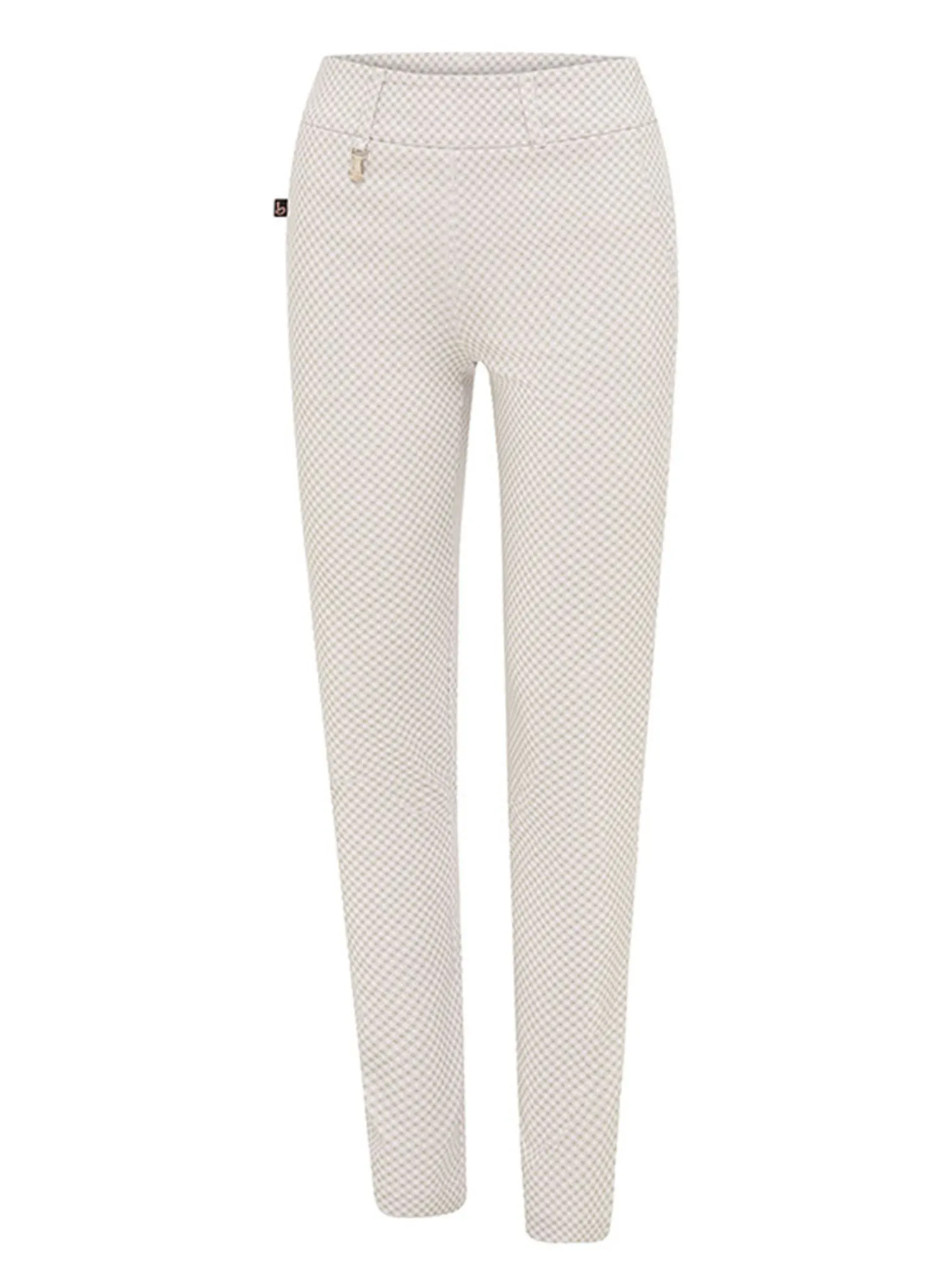 Birdee Sport Pants|Women's Nouvelle Long Pant - White/Taupe