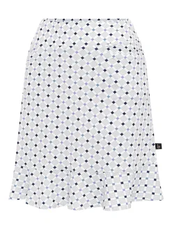 Birdee Sport Skorts & Dresses|Women's Pyramid Wave 18" Skort - White/Lilac