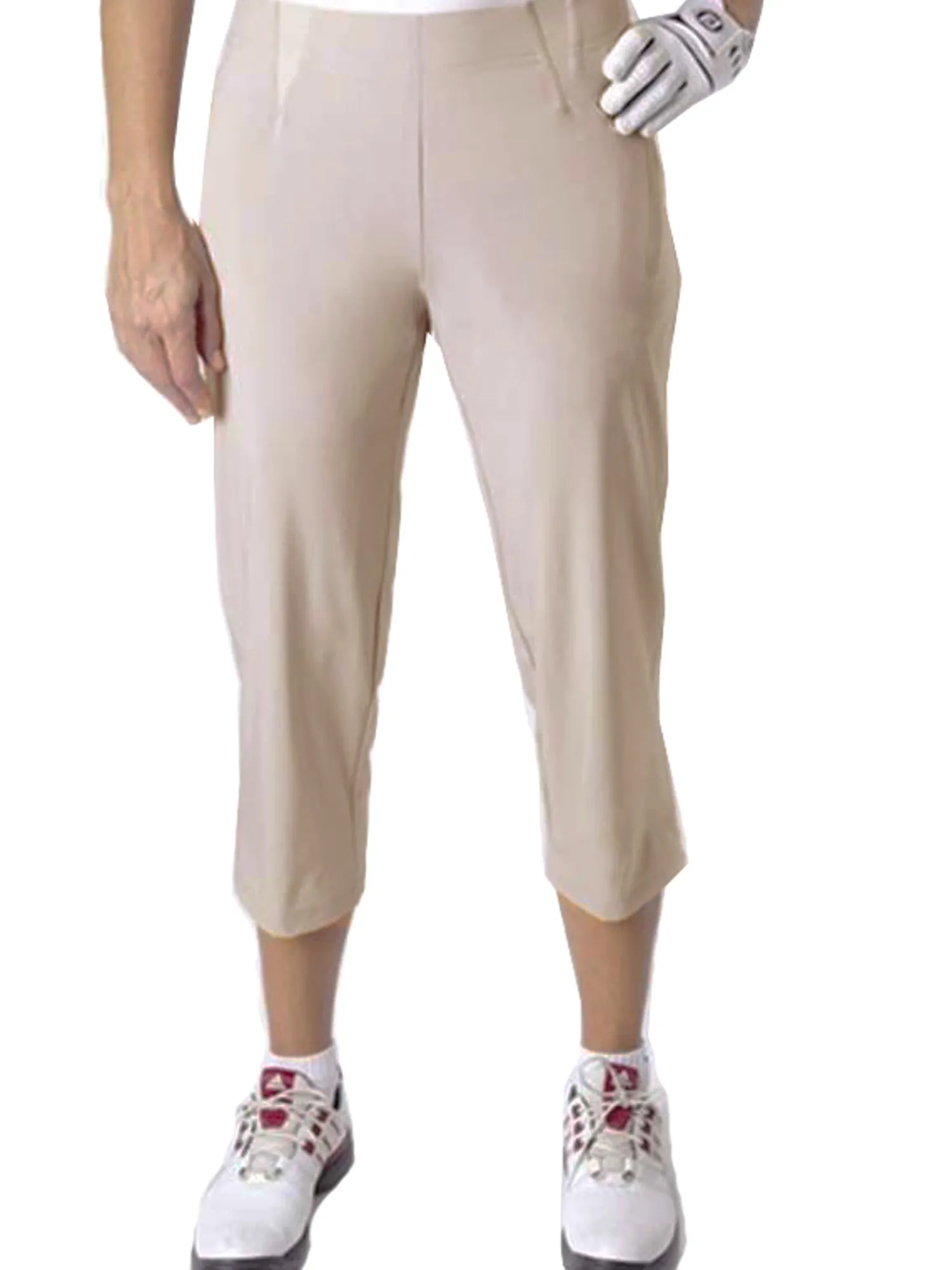 Birdee Sport Shorts|Women's Techno Slide On Capri - Taupe