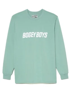 Bogey Boys Shirts|Bold Logo Longsleeve T-Shirt - Fair Green