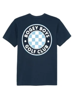 Bogey Boys Shirts|Check T-Shirt - Midnight