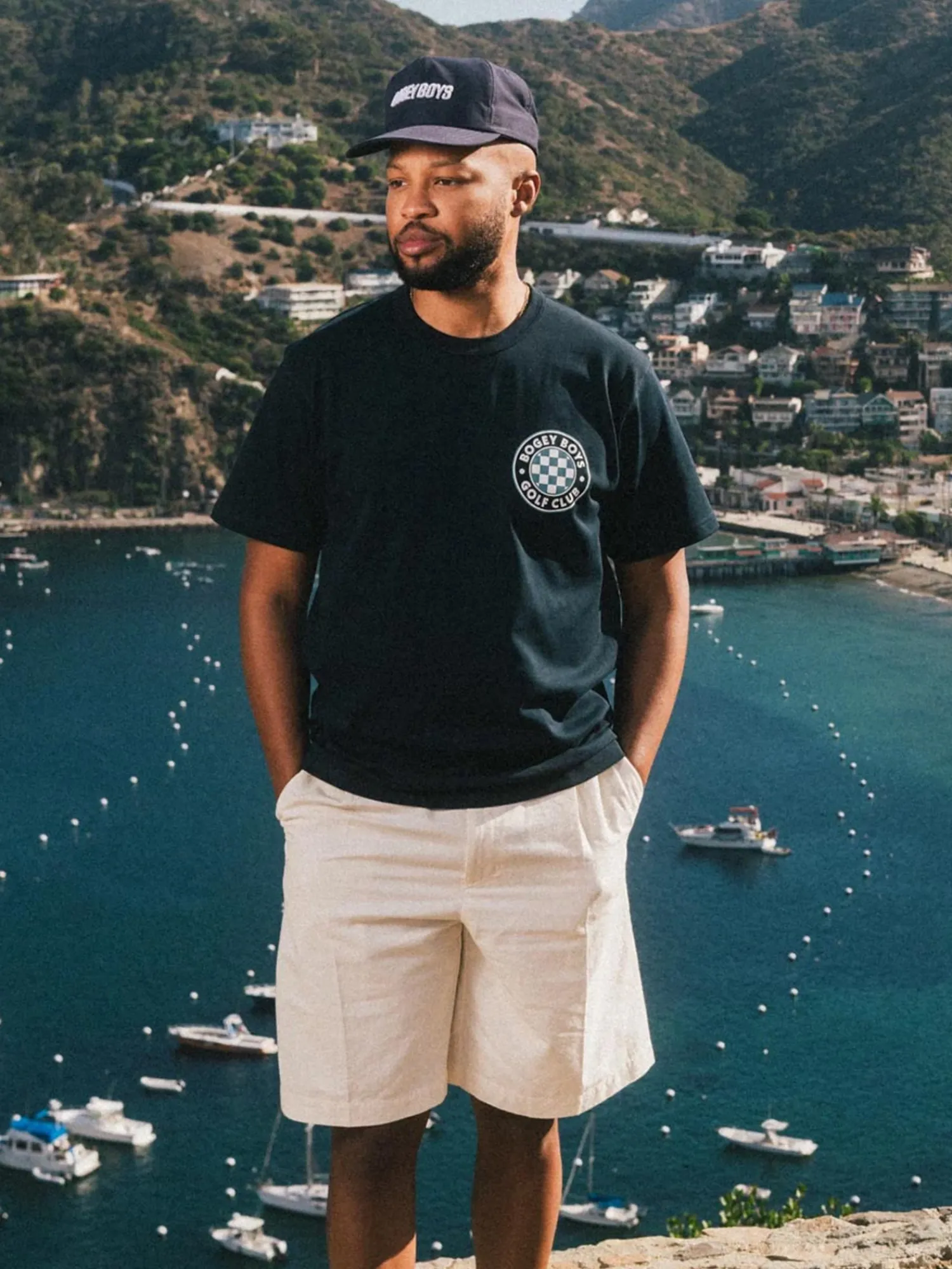 Bogey Boys Shirts|Check T-Shirt - Midnight