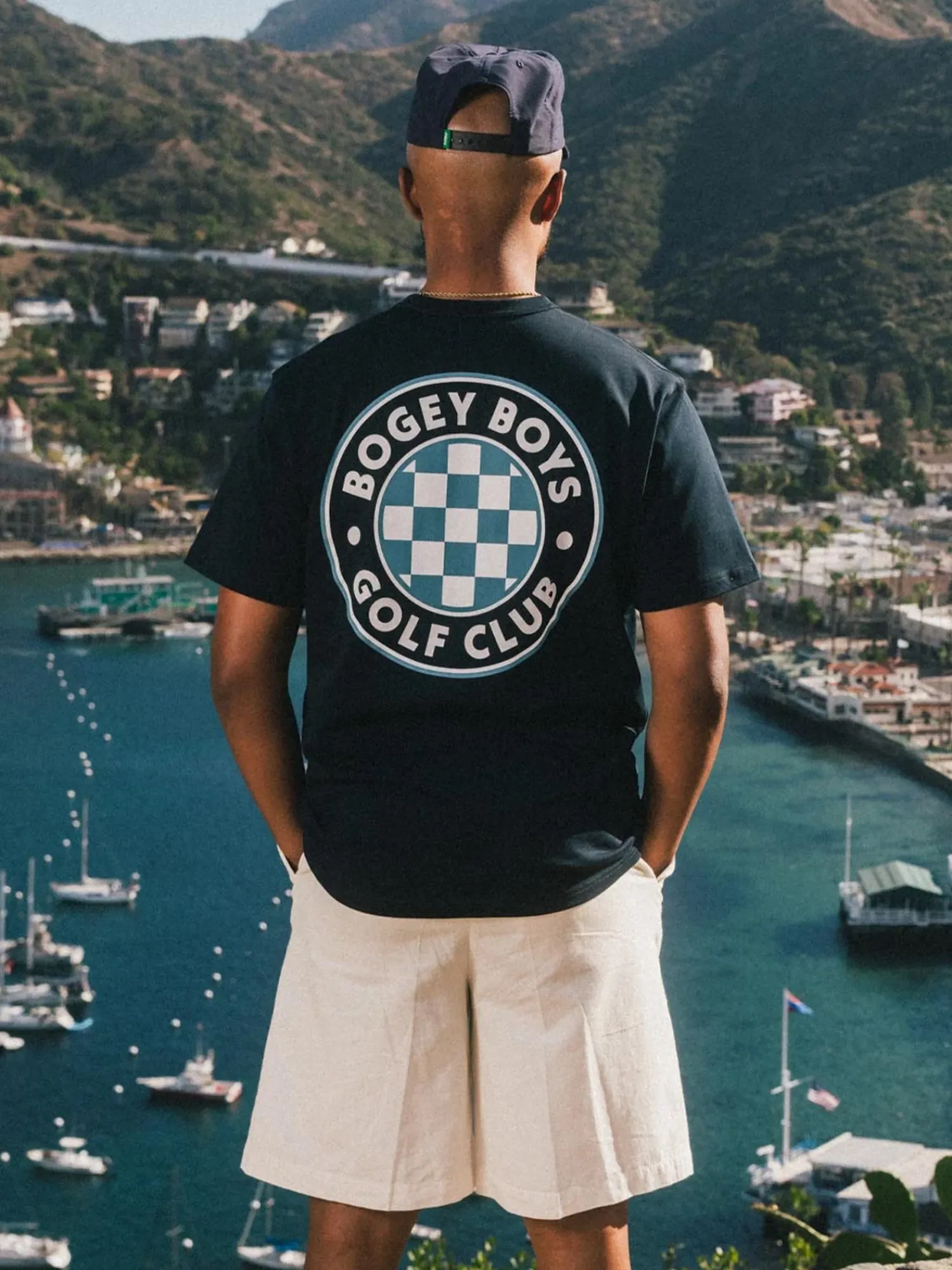 Bogey Boys Shirts|Check T-Shirt - Midnight
