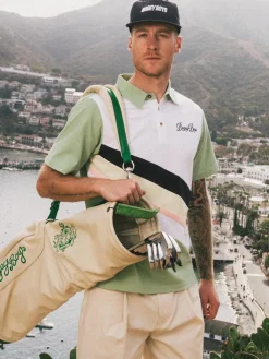 Bogey Boys Shirts|Diagonal Polo - Fair Green