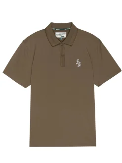 Bogey Boys Shirts|Essential Athletic Polo - Bogey Brown