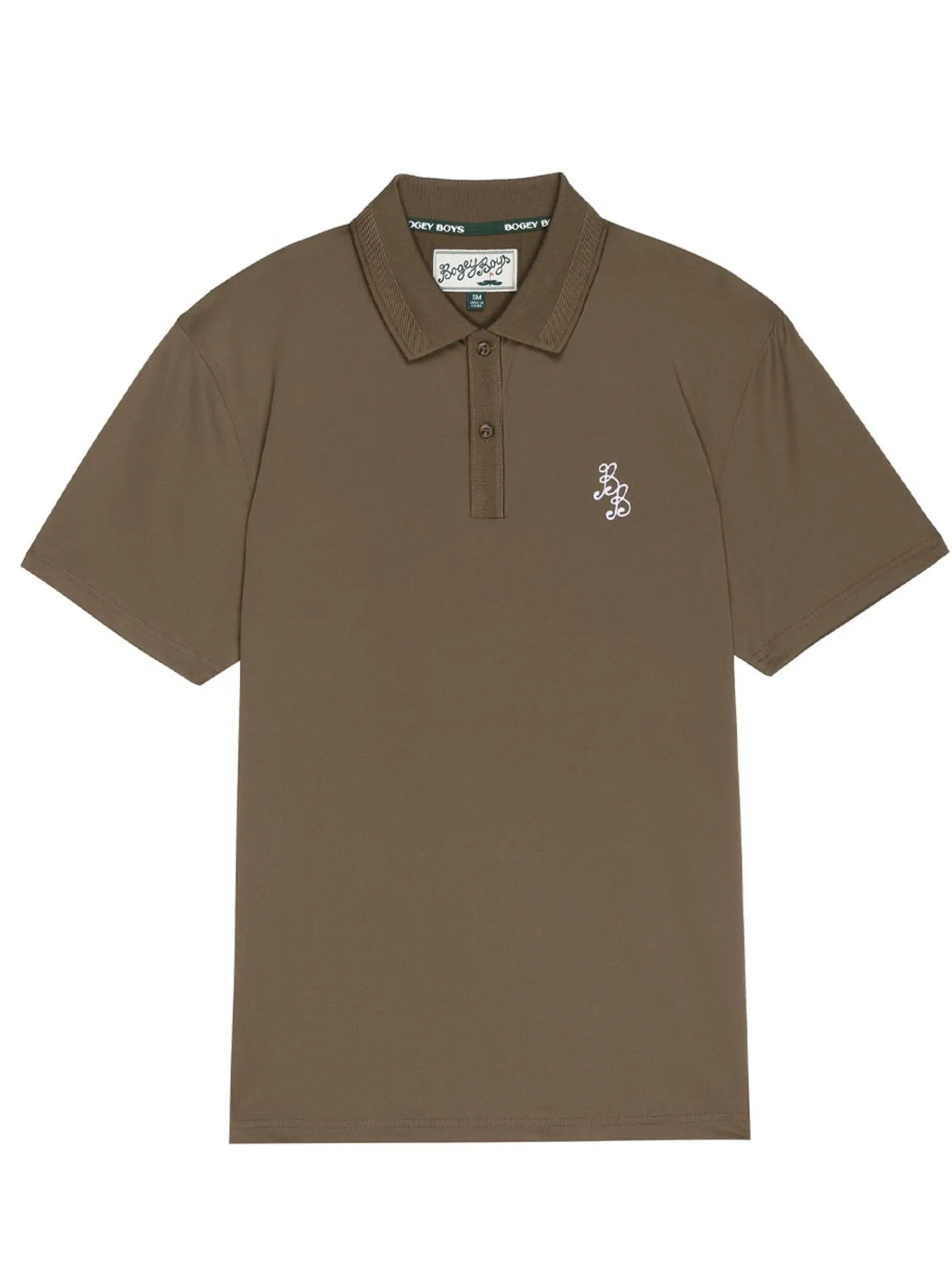 Bogey Boys Shirts|Essential Athletic Polo - Bogey Brown