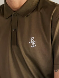 Bogey Boys Shirts|Essential Athletic Polo - Bogey Brown