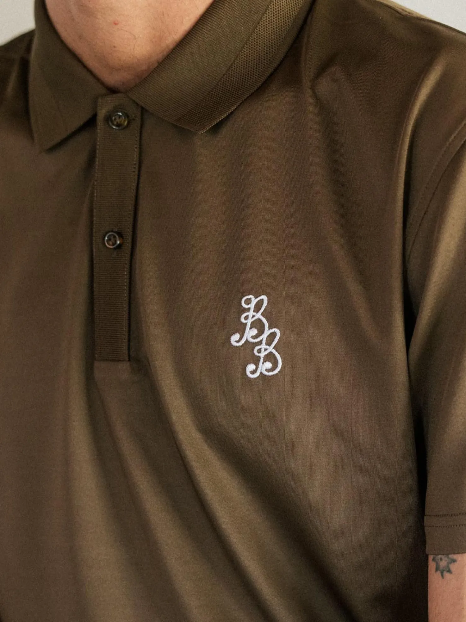 Bogey Boys Shirts|Essential Athletic Polo - Bogey Brown