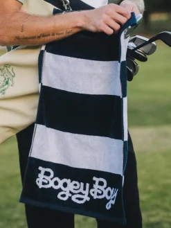 Bogey Boys Towels|Golf Towel - Sailor Stripe