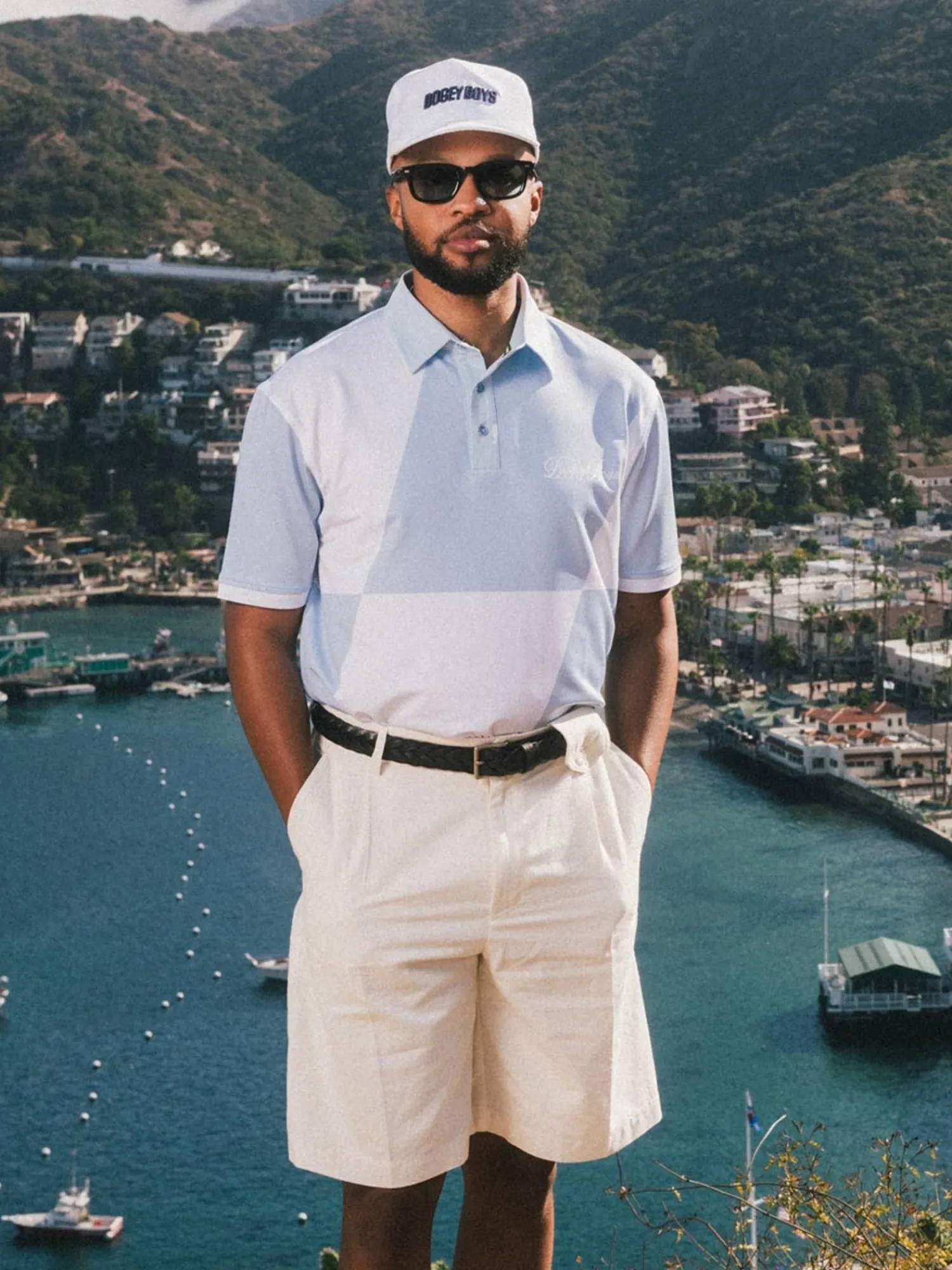 Bogey Boys Shirts|Slanted Athletic Polo - Iceberg
