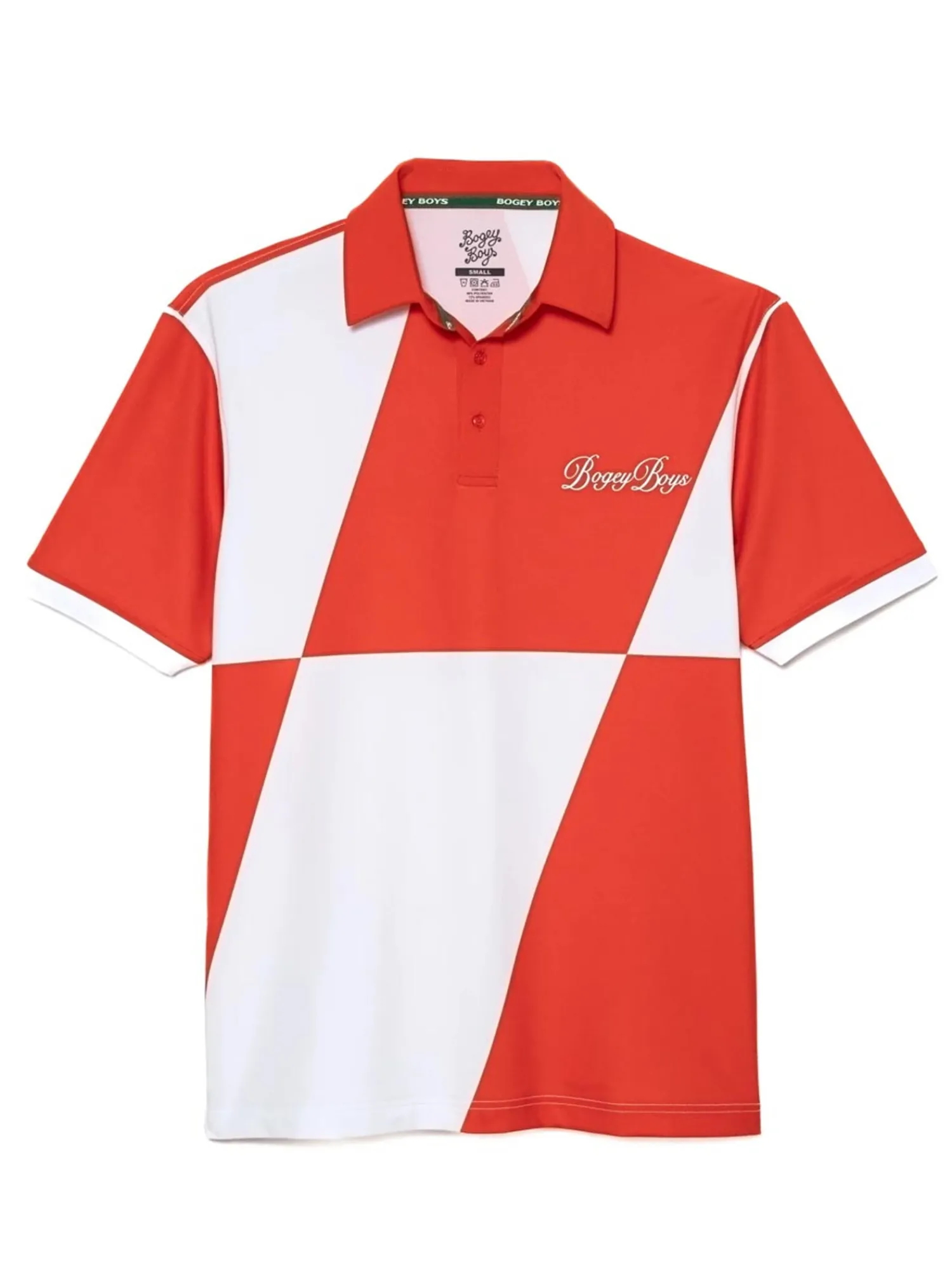 Bogey Boys Shirts|Slanted Athletic Polo - Tangerine