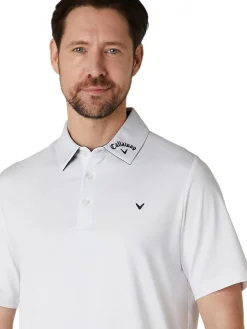 Callaway Shirts|3 Chev Odyssey Tour Polo - Bright White