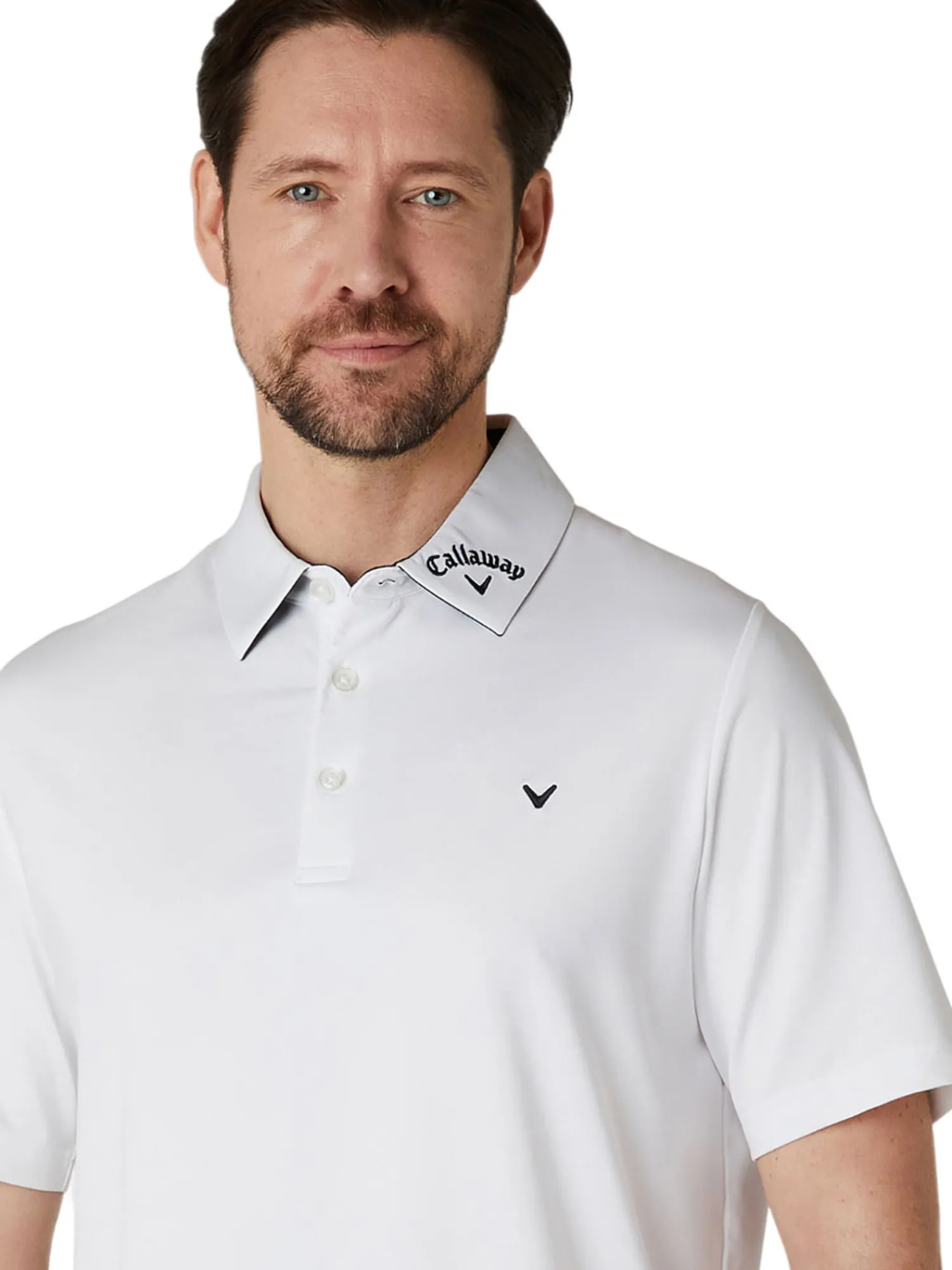 Callaway Shirts|3 Chev Odyssey Tour Polo - Bright White