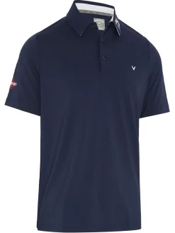 Callaway Shirts|3 Chev Odyssey Tour Polo - Peacoat