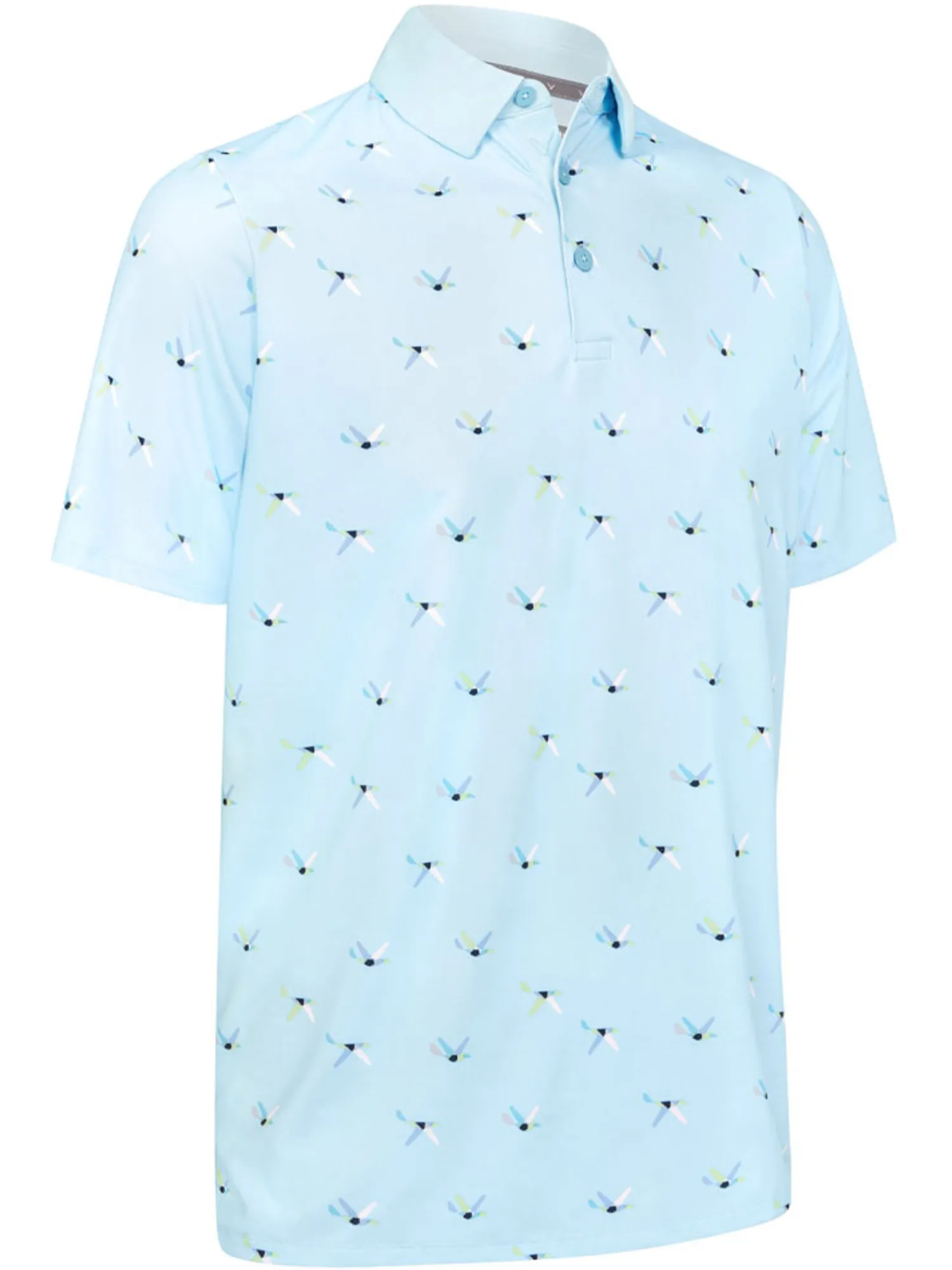 Callaway Shirts|All Over Birdie Polo - Arctic Paradise