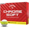Callaway New Golf Balls|Chrome Soft 360 Yellow Stripe Golf Balls