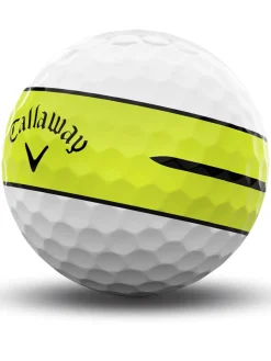 Callaway New Golf Balls|Chrome Soft 360 Yellow Stripe Golf Balls