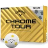 Callaway New Golf Balls|Chrome Tour Truvis Golf Balls - Daffodil