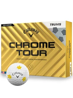 Callaway New Golf Balls|Chrome Tour Truvis Golf Balls - Daffodil