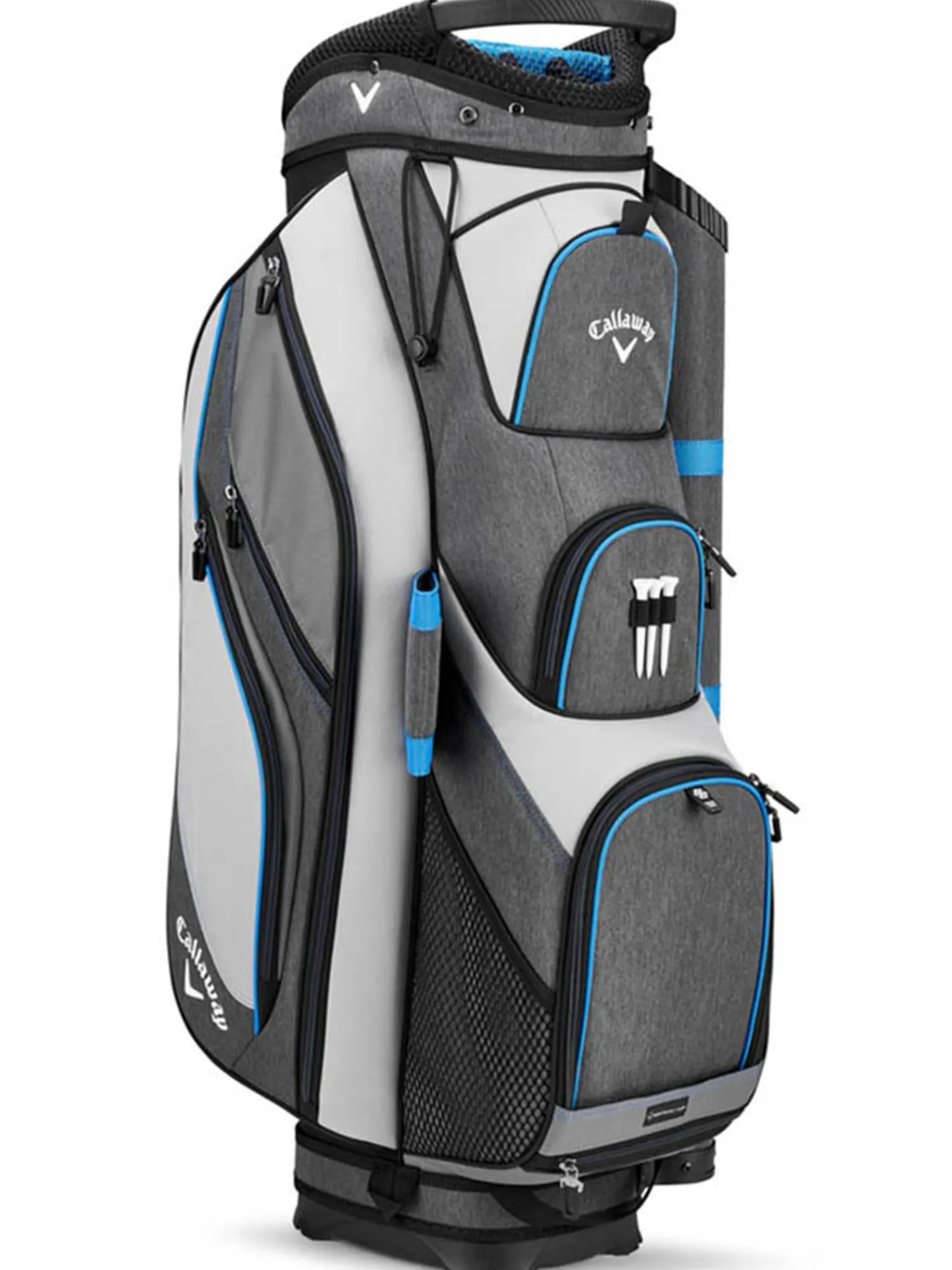 Callaway Cart Bags|Clearance Bags|Forrester 19 Cart Bag - Silver/Titanium/Royal