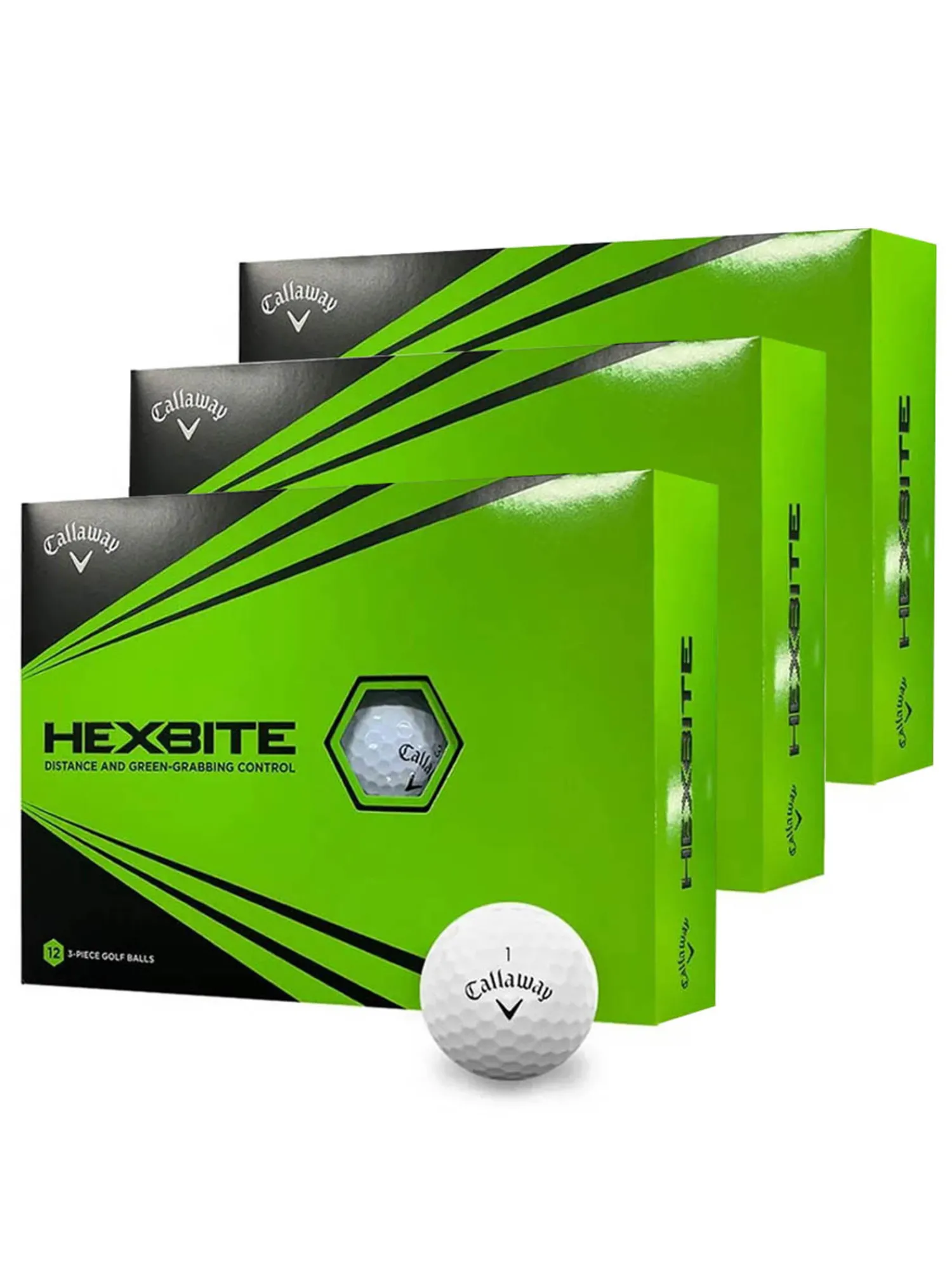 Callaway New Golf Balls|HEX Bite Golf Balls - 3 Dozen