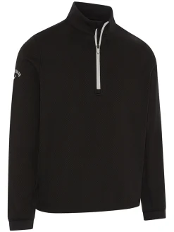 Callaway Jumpers|Hex Fleece 1/4 Zip Pullover - Caviar