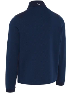 Callaway Jumpers|Hex Fleece 1/4 Zip Pullover - Peacoat
