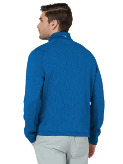 Callaway Jumpers|Hex Fleece 1/4 Zip Pullover - Galaxy Blue