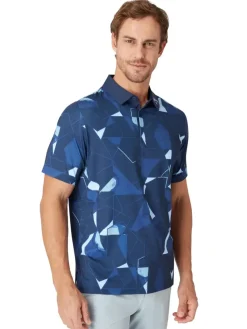 Callaway Shirts|Kick Flip Print Polo - Peacoat