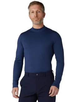 Callaway Base Layers|Men's Crew Neck Base Layer - True Navy Heather