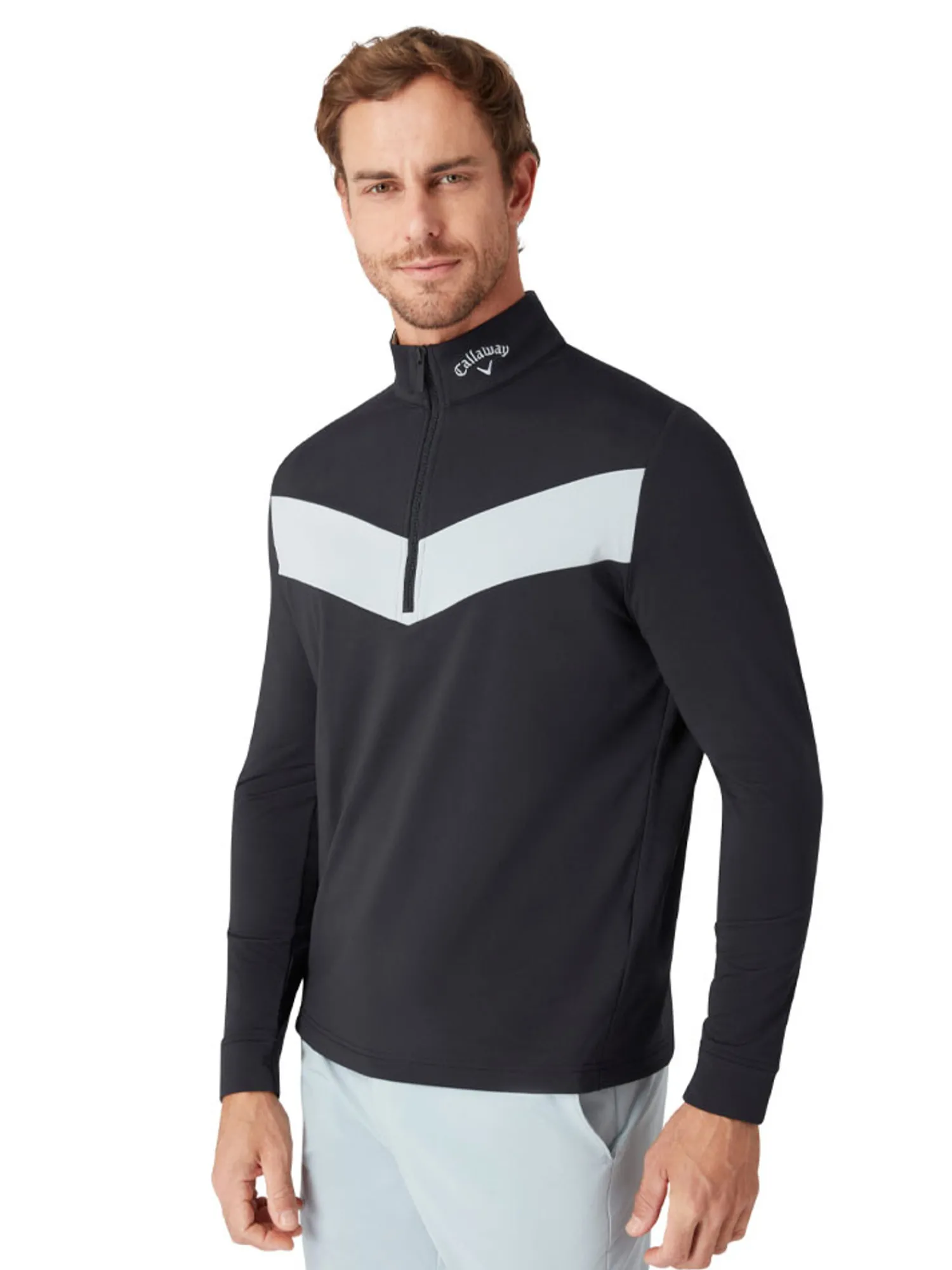 Callaway Jumpers|Odyssey 1/4-Zip Pullover - Caviar