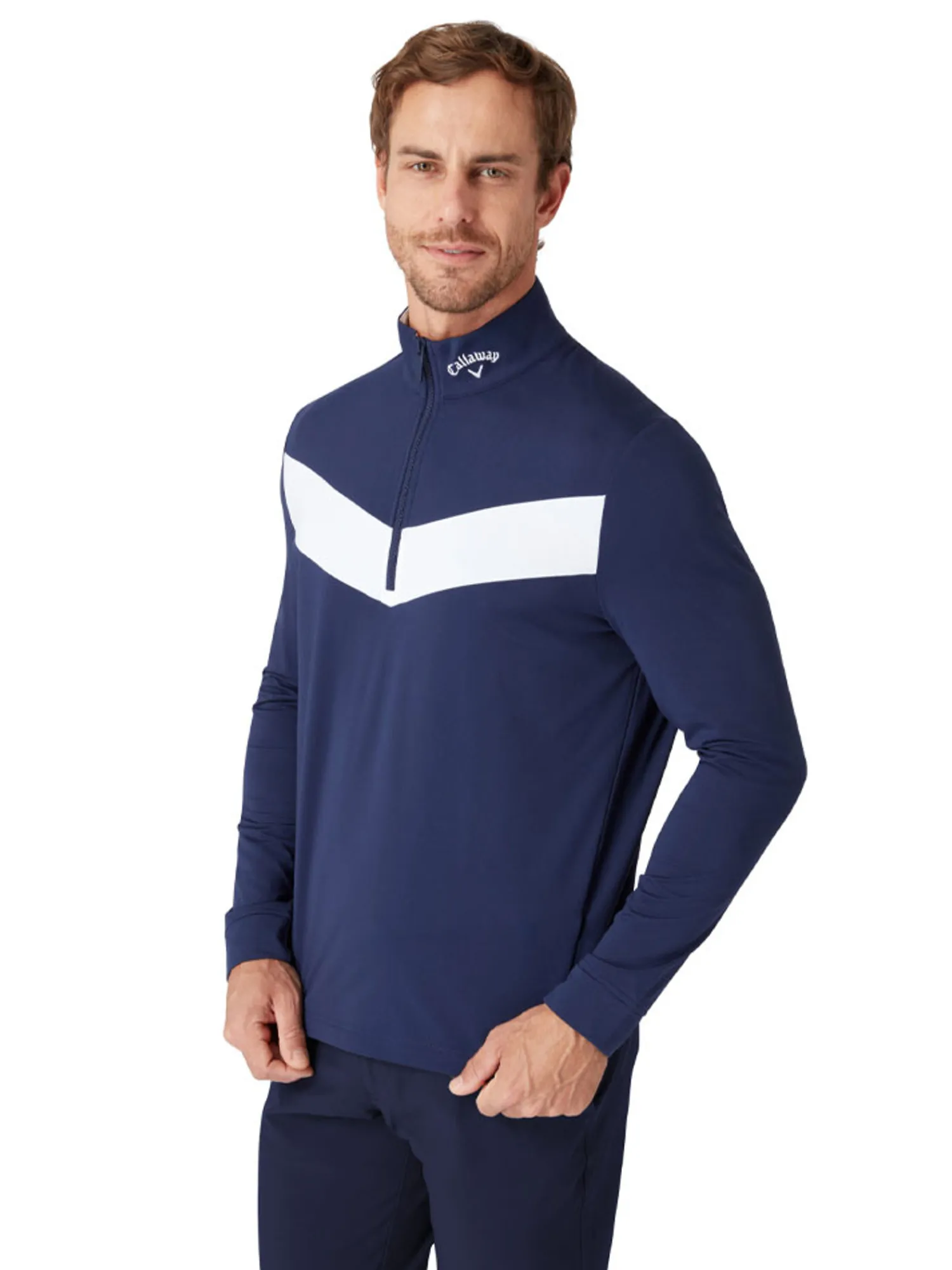 Callaway Jumpers|Odyssey 1/4-Zip Pullover - Peacoat
