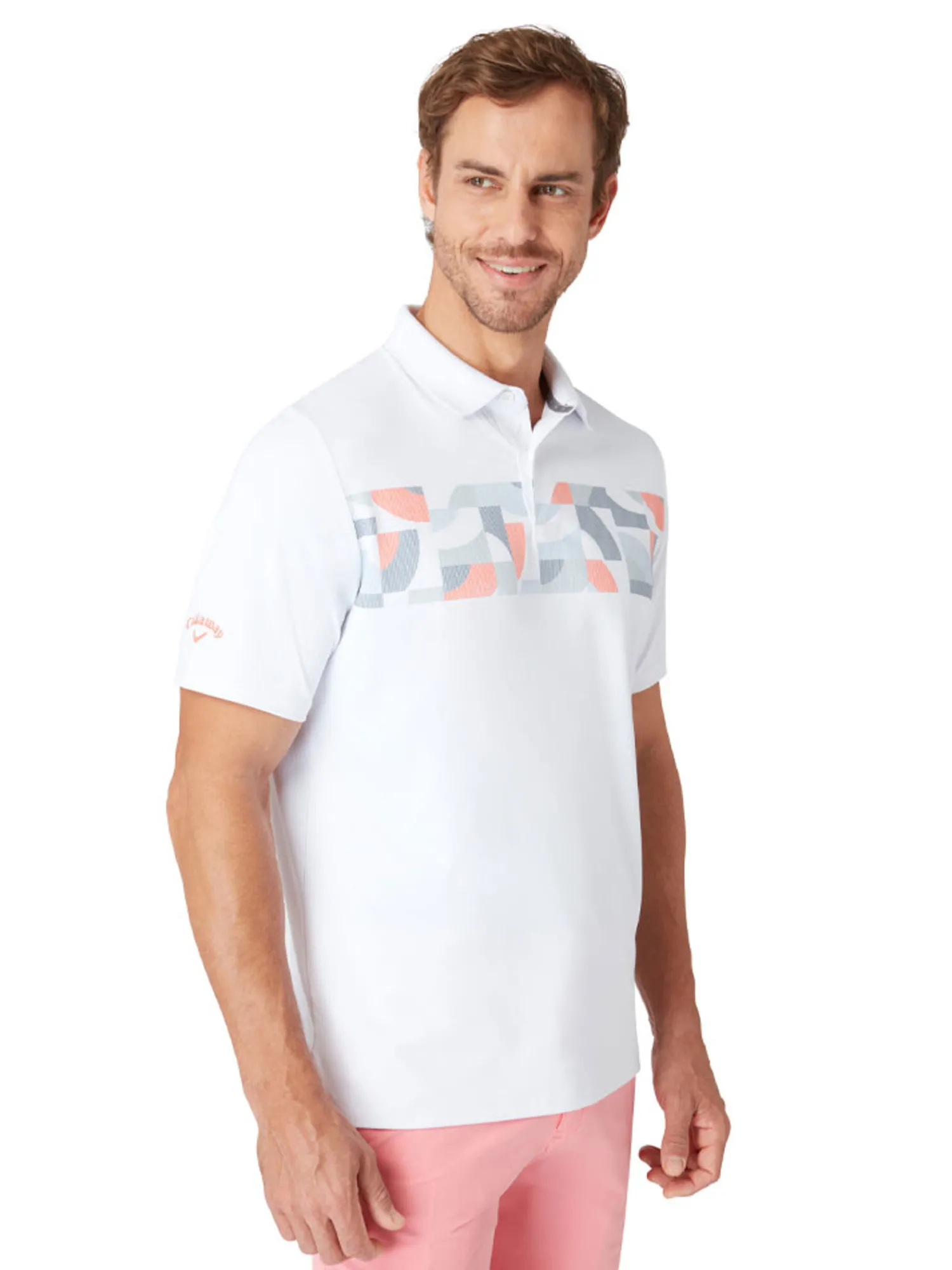 Callaway Shirts|Optical 'C' Polo - Bright White
