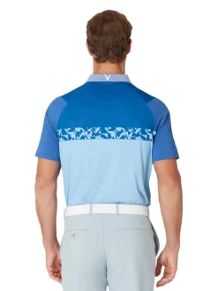Callaway Shirts|Oxford Block Polo - Galaxy Blue