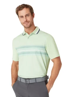 Callaway Shirts|Roadmap Chev Polo - Foam Green