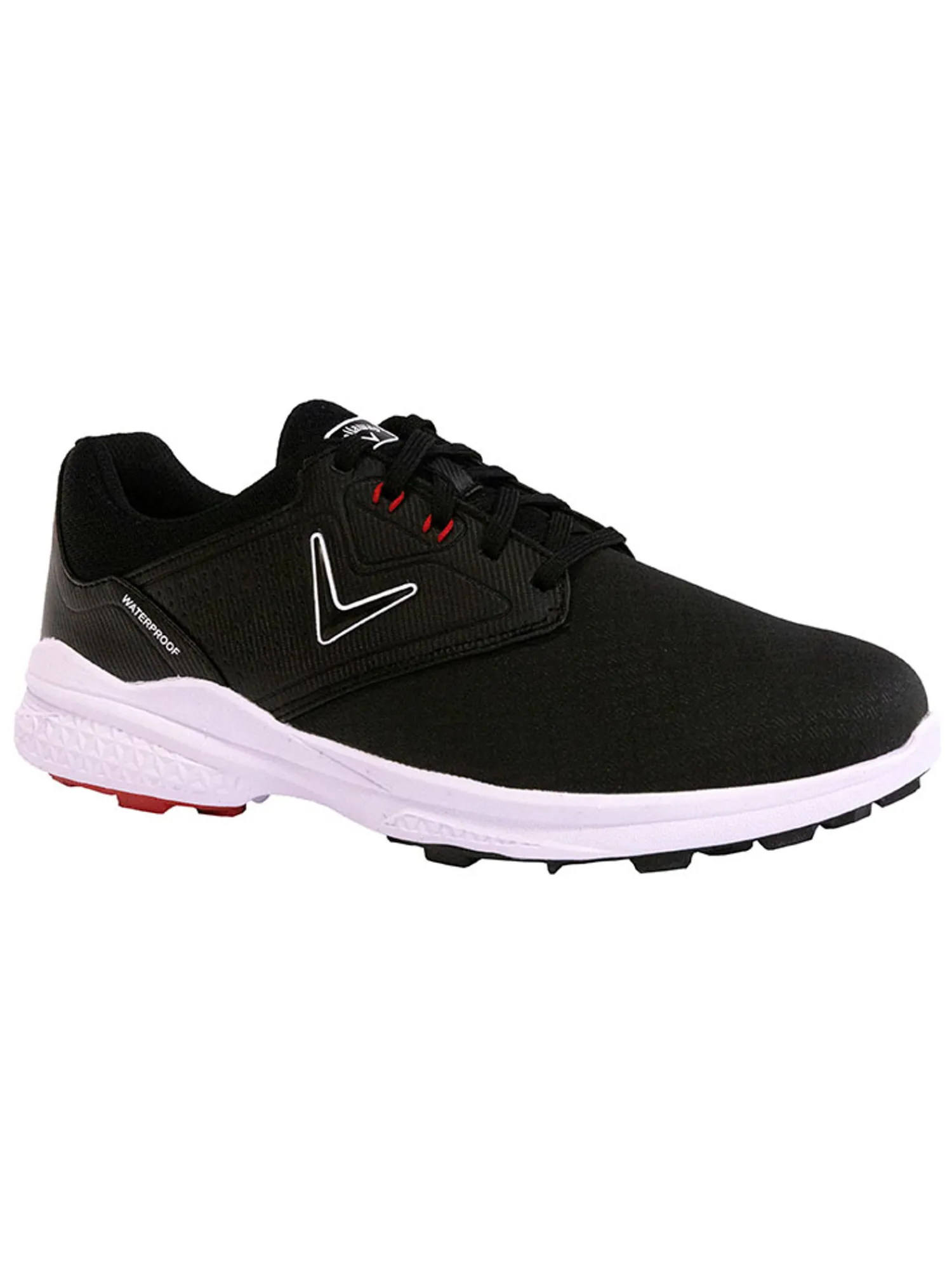 Callaway Mens Golf Shoes|Solana SL V2 Golf Shoes - Black/Red