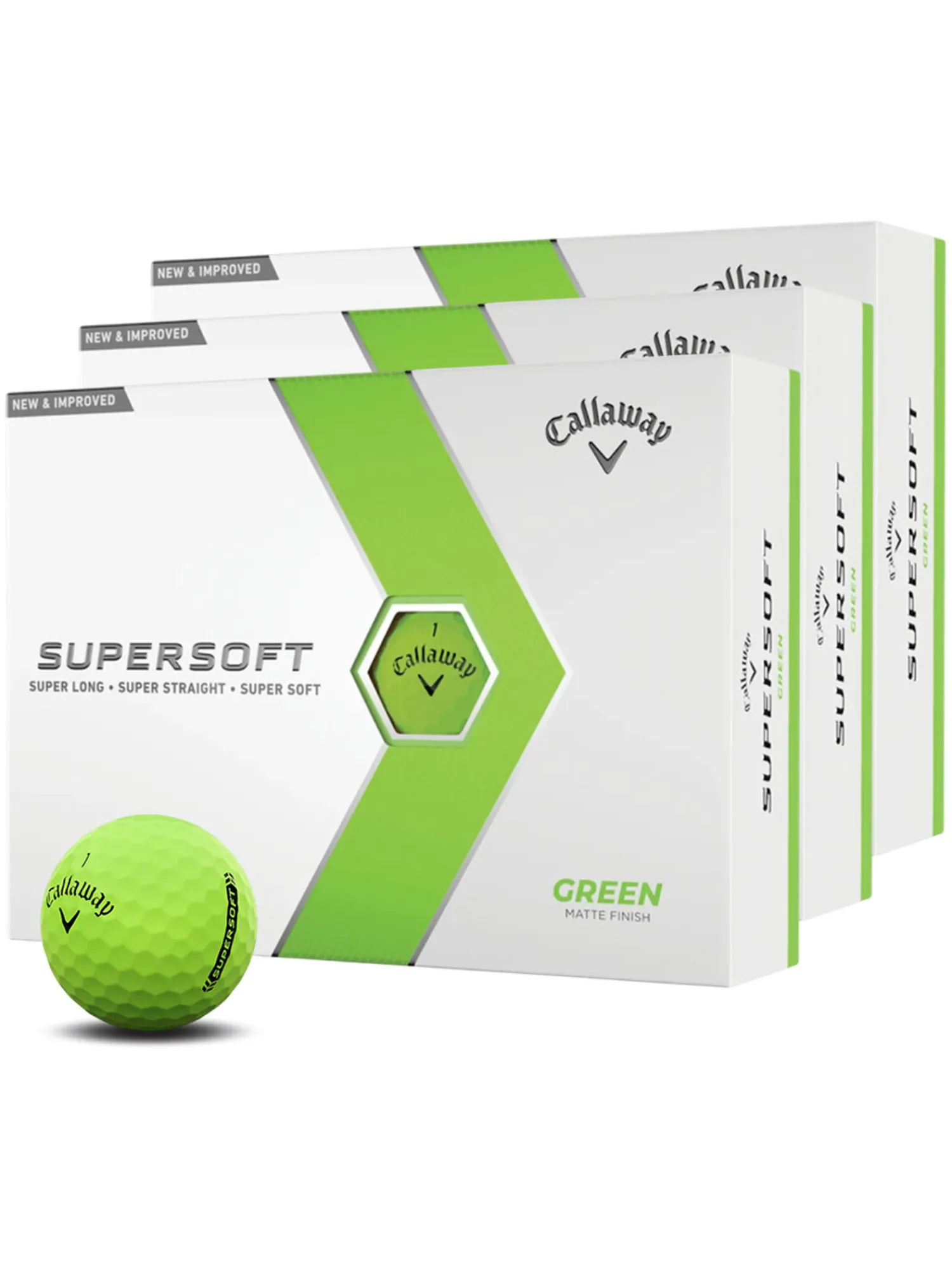 Callaway Clearance Gloves|Supersoft 2023 Golf Balls - 3 Dozen Green