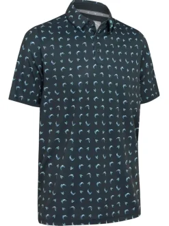 Callaway Shirts|Swing Chev Polo - Caviar