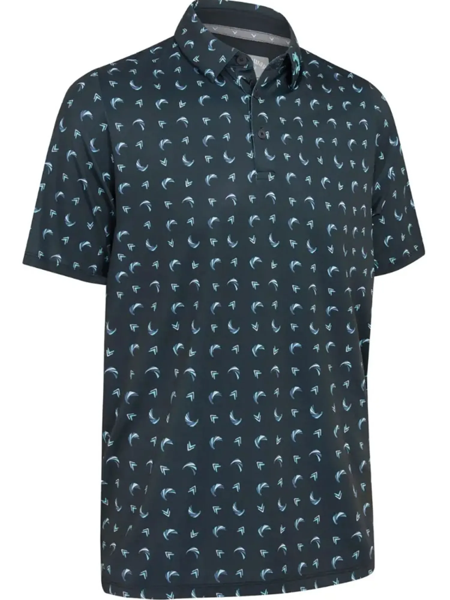 Callaway Shirts|Swing Chev Polo - Caviar