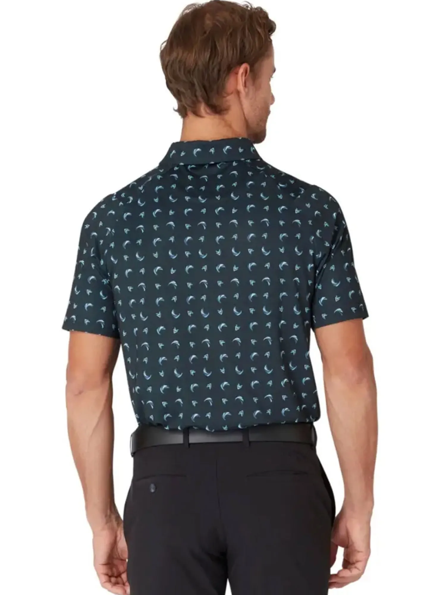 Callaway Shirts|Swing Chev Polo - Caviar