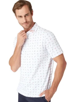 Callaway Shirts|Swing Chev Polo - Bright White