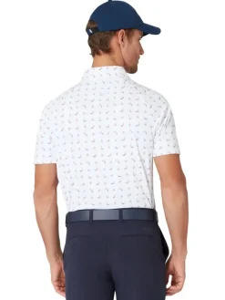 Callaway Shirts|Swing Chev Polo - Bright White