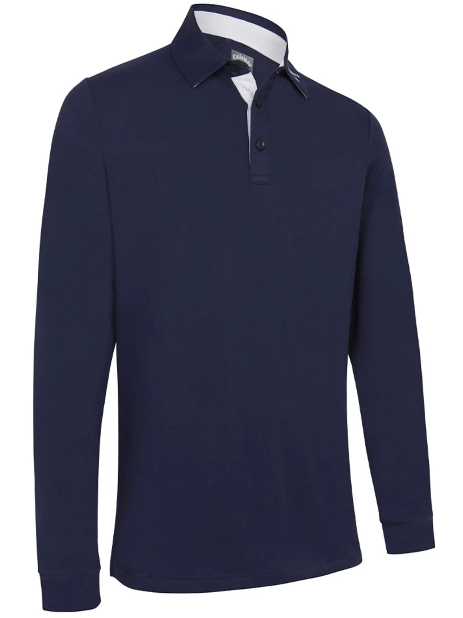 Callaway Shirts|SwingTech Long Sleeve Performance Polo - Peacoat