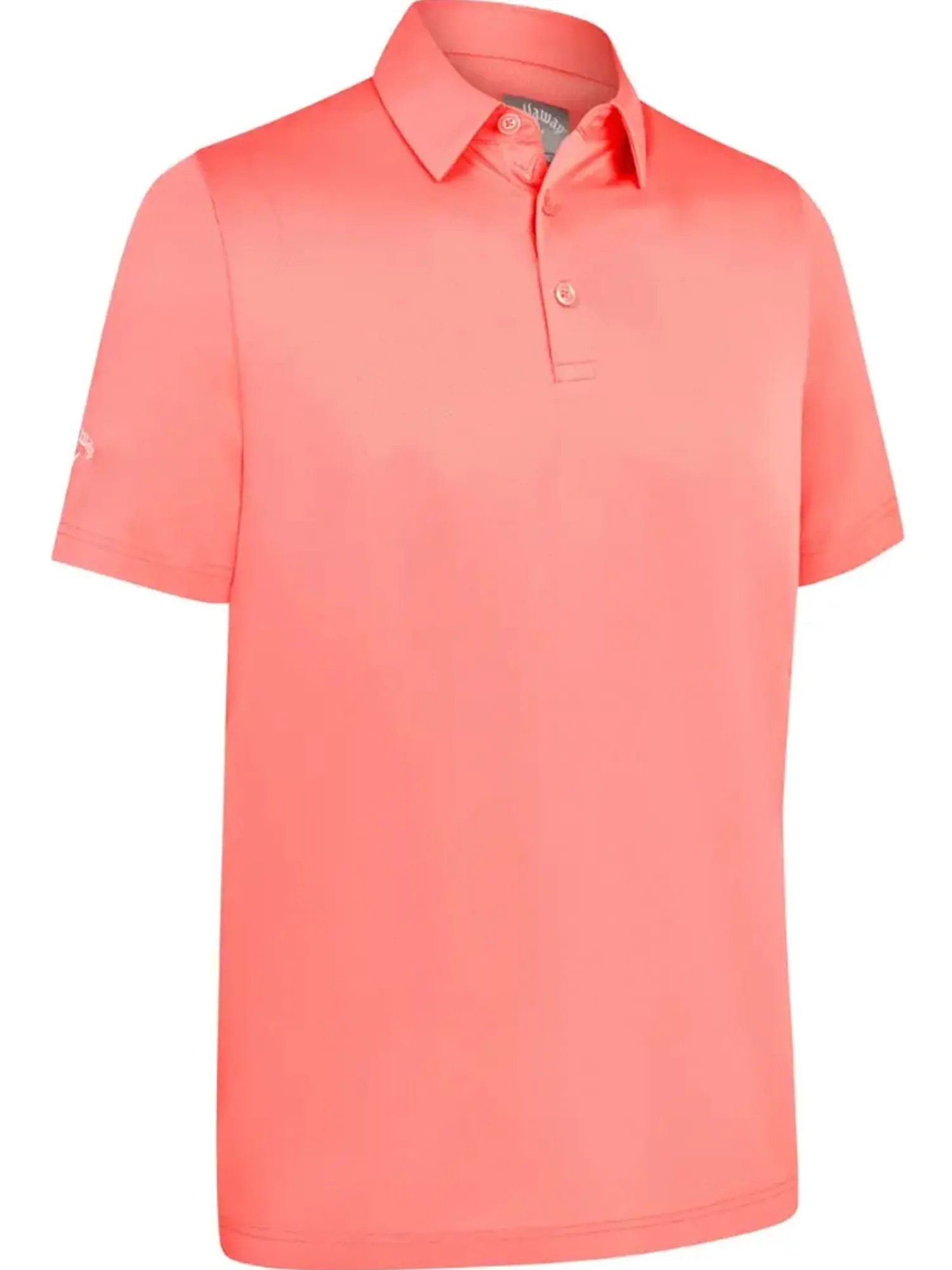 Callaway Shirts|SwingTech Solid Polo - Strawberry Pink