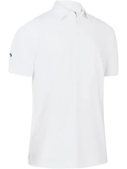 Callaway Shirts|SwingTech Solid Polo - Bright White