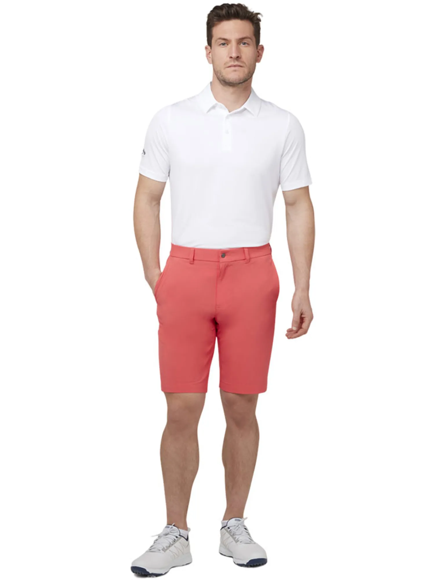 Callaway Shirts|SwingTech Solid Polo - Bright White