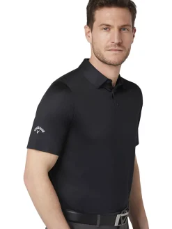 Callaway Shirts|SwingTech Solid Polo - Caviar